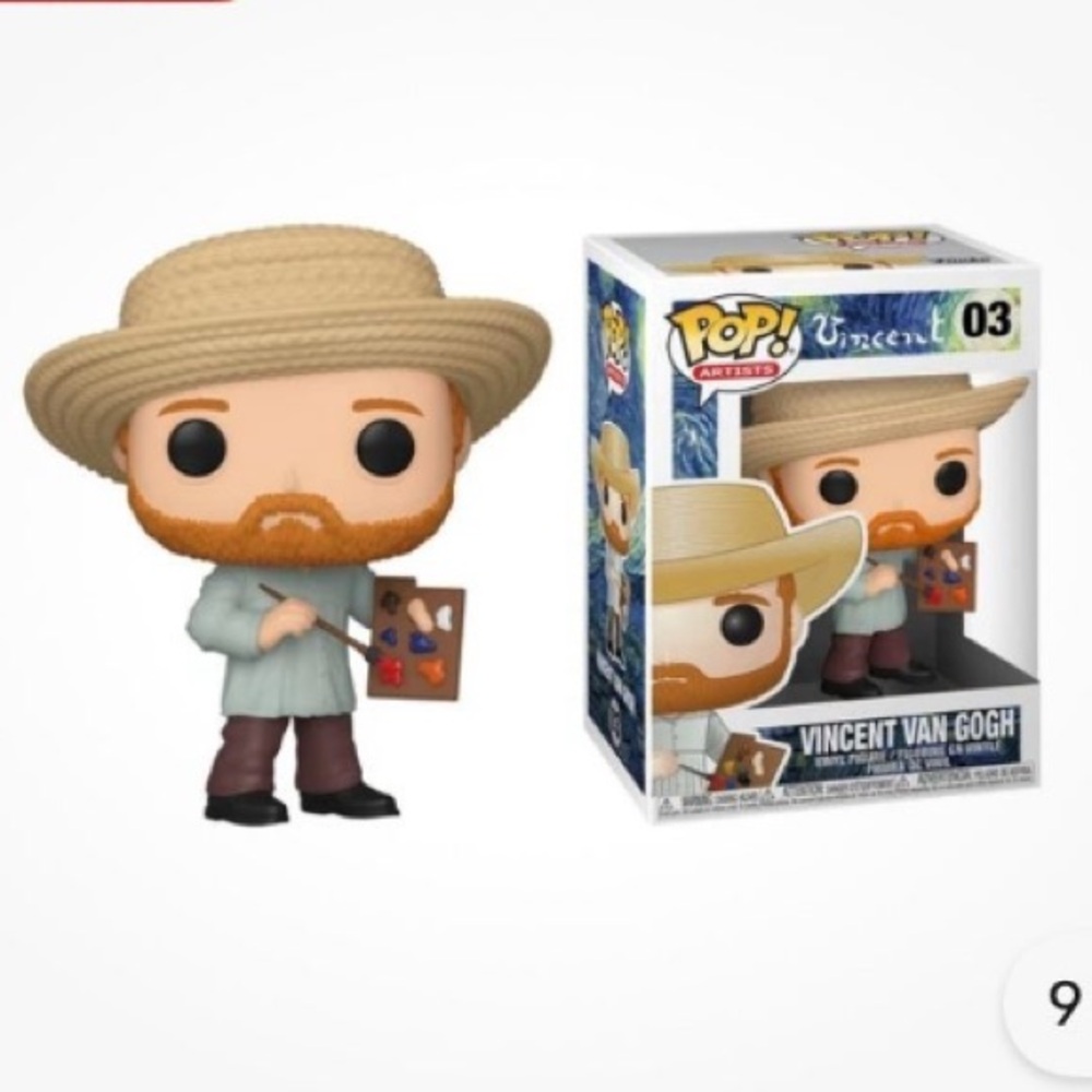 Funko Pop Vincent Van Gogh Figure NIB